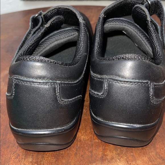 Orthofeet Orthopedic Leather Walking Shoes Black Women’s 10.5 M Comfort Diabetic - Picture 3 of 7